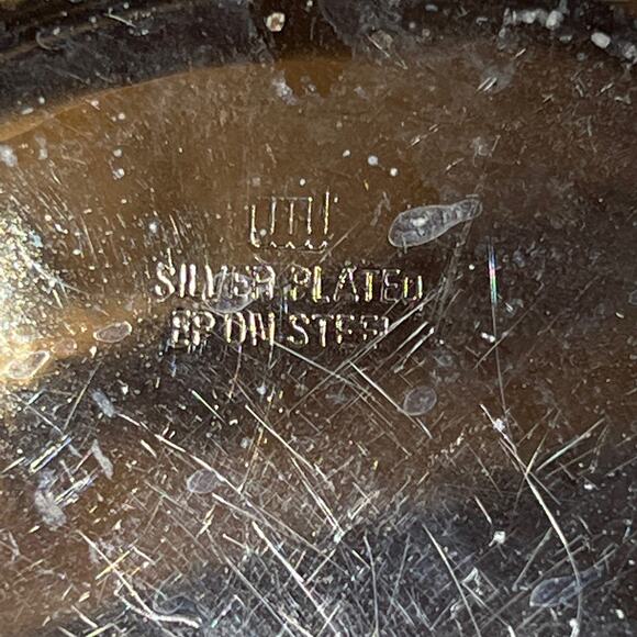 Vintage Ornate Silverplate Coasters Set of Six  Made in Italy - Picture 6 of 12